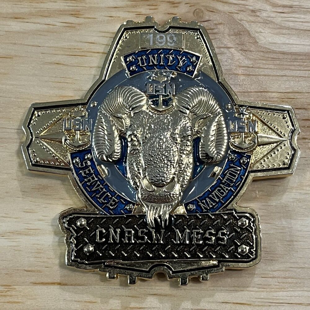 Challenge Coin USN Navy CNRSW Mess Goat Locker Region Southwest Military